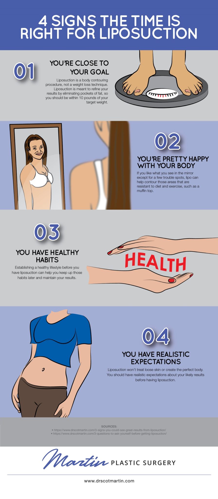 4 Signs the Time Is Right for Liposuction [Infographic] img 1