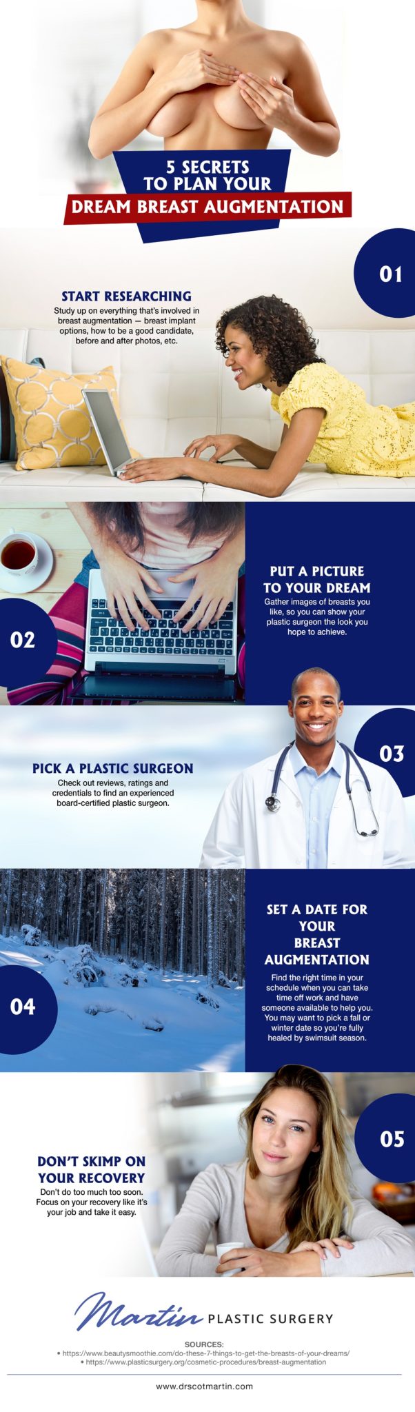 5 Secrets to Plan Your Dream Breast Augmentation [Infographic] img 1