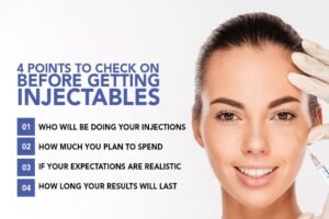 4 Points to Check on Before Getting Injectables Infographic
