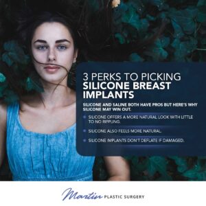 Silicone Breast Implant Infographic - Dr. Scot Martin