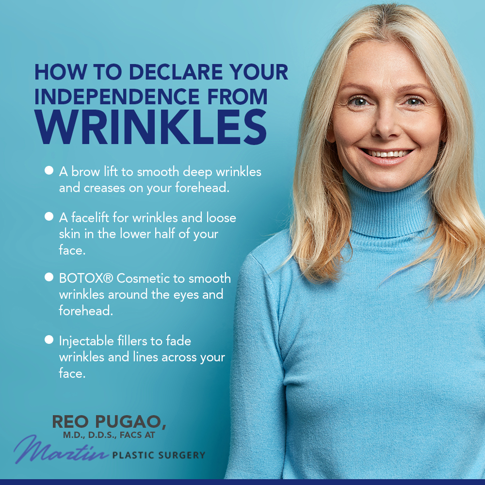 How to Declare Your Independence from Wrinkles