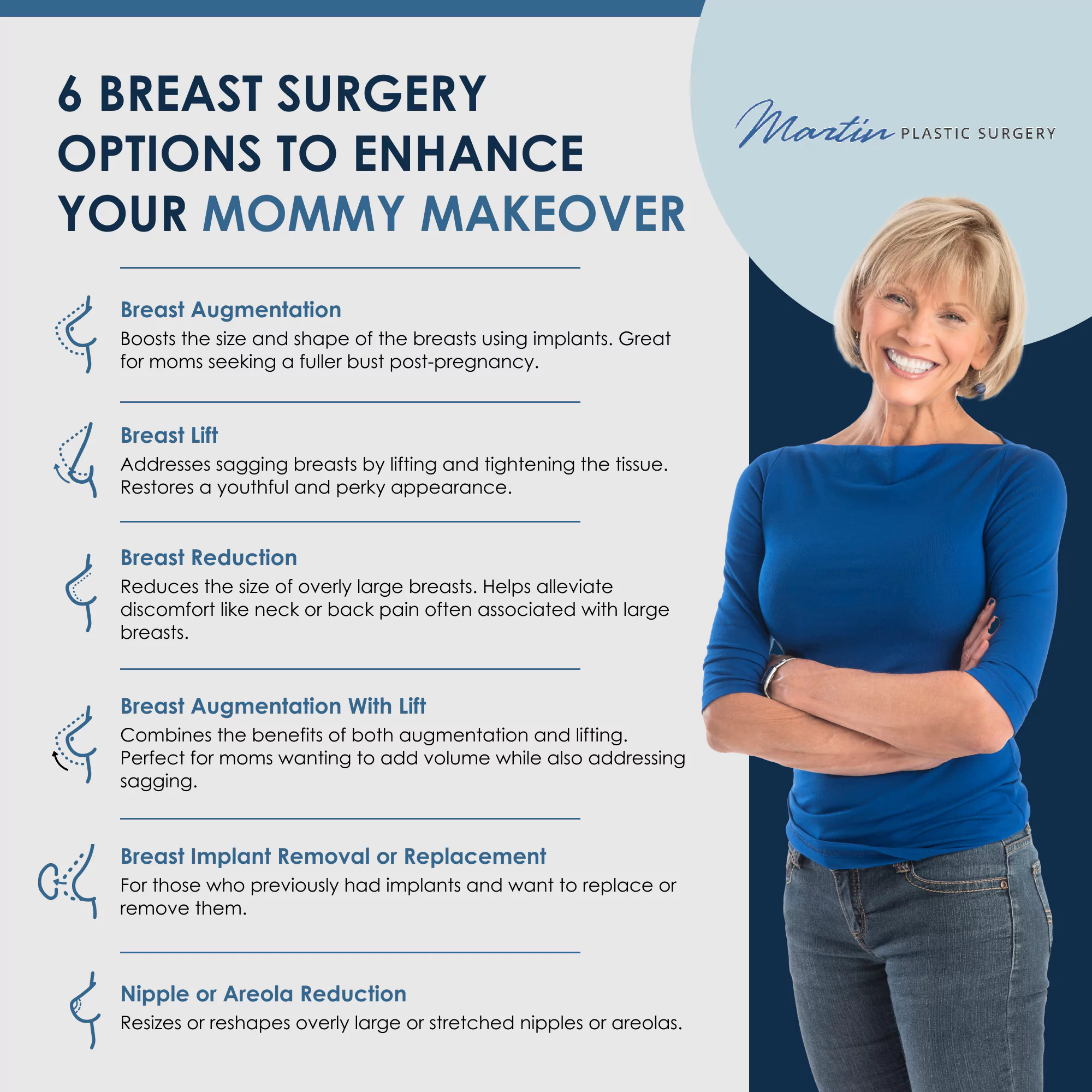 6 BREAST SURGERY OPTIONS TO ENHANCE YOUR MOMMY MAKEOVER