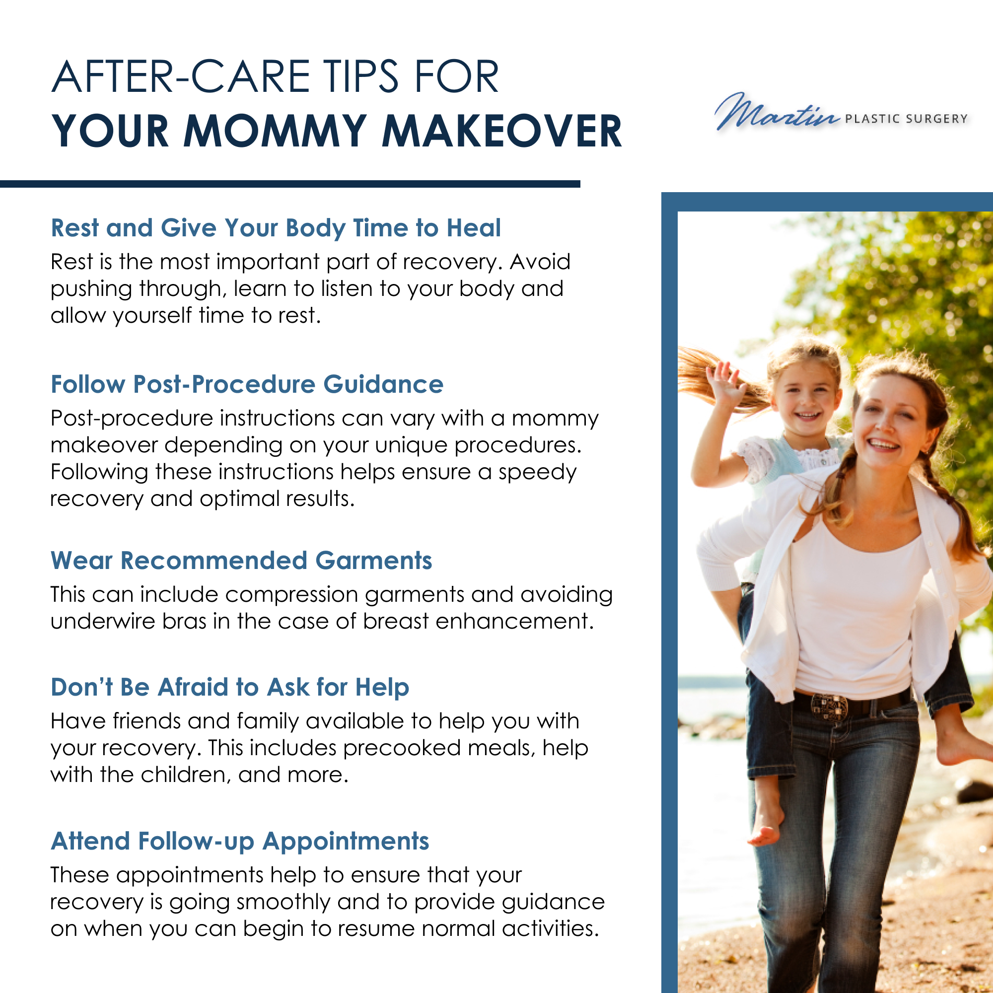 AFTER-CARE TIPS FOR YOUR MOMMY MAKEOVER